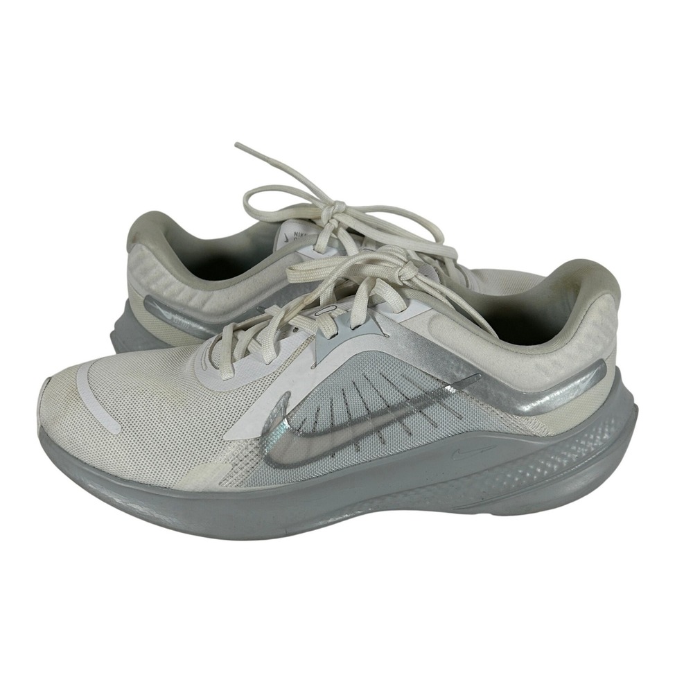 Nike Quest 5 Womens Running Shoes White Silver Grey DD9291-100 Size 10